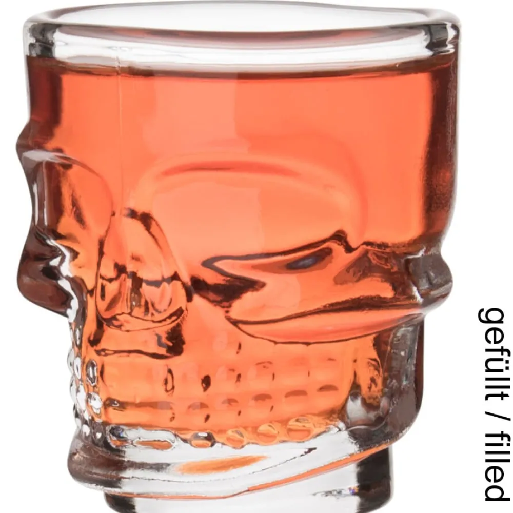Barstuff Totenkopf Skull Shot Glas, Prime Bar - 50ml