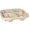 Barstuff Tragetablett Pappe 4,7x22,4x22,4cm - für 4 Becher (110 Stk.)