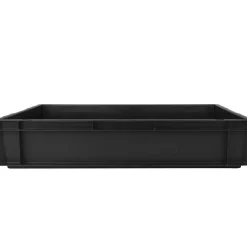 Barstuff Transportkiste Euronorm schwarz - 60x40x12cm