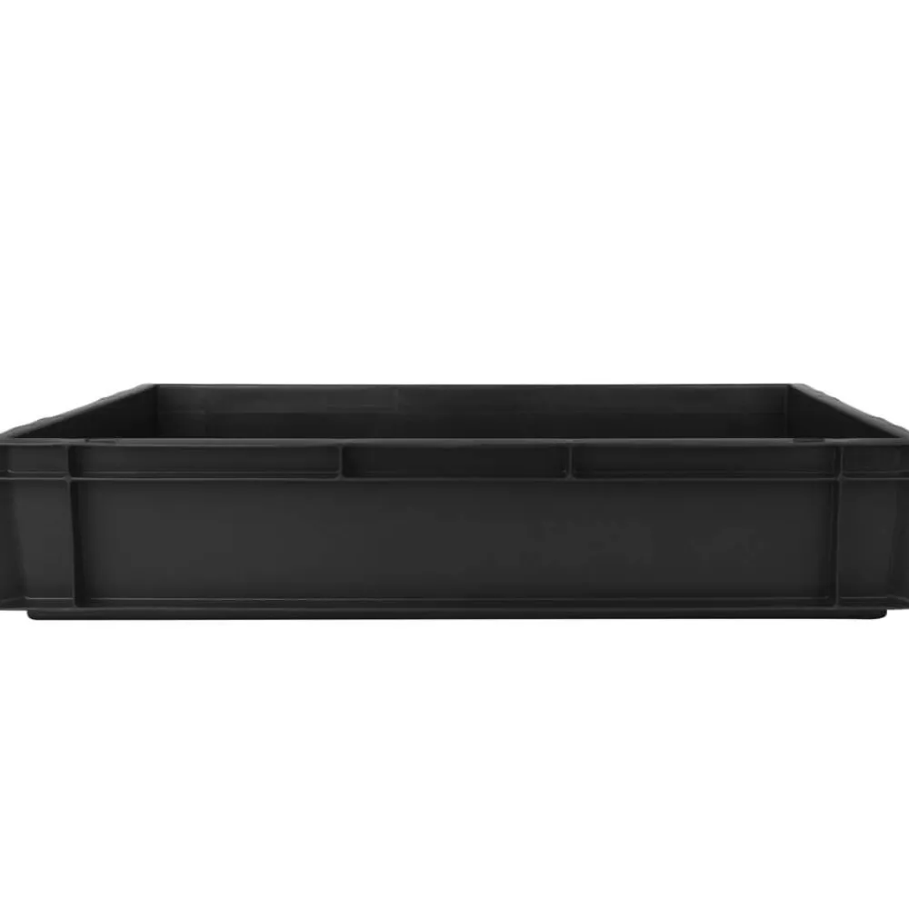 Barstuff Transportkiste Euronorm schwarz - 60x40x12cm
