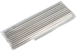 Barstuff Trinkhalme, Edelstahl (6x210mm) - 25 Stk.