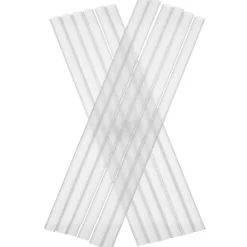 Barstuff Trinkhalme, Kunststoff Mehrweg (7x150mm) - klar (135 Stk.)
