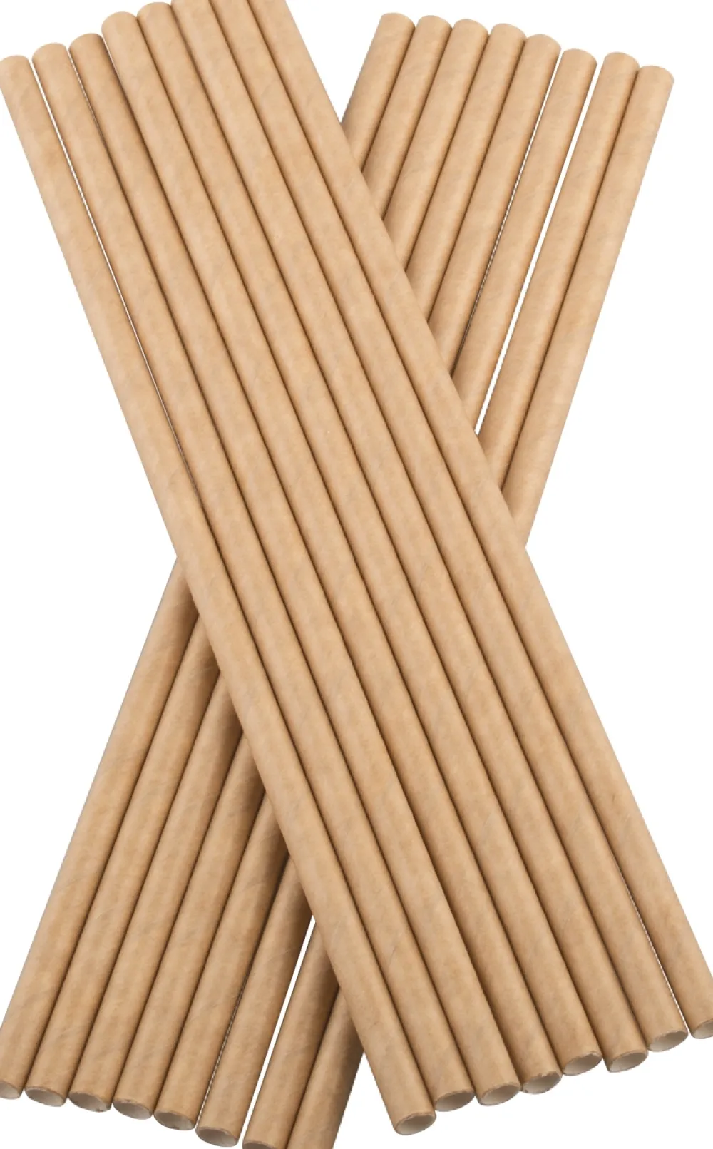 Barstuff Trinkhalme, Papier (6x200mm), Prime Bar - beige (100 Stk.)