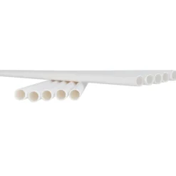 Barstuff Trinkhalme, Papier (6x200mm), Prime Bar - weiß (100 Stk.)