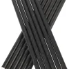 Barstuff Trinkhalme, Papier (6x150mm), Prime Bar - schwarz (100 Stk.)