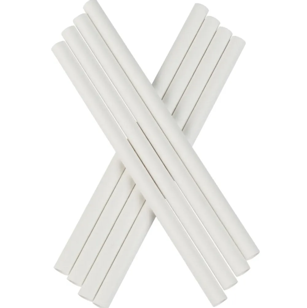 Barstuff Trinkhalme, Papier (8x150mm), Prime Bar - weiß (100 Stk.)