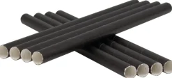 Barstuff Trinkhalme, Papier (8x150mm), Prime Bar - schwarz (100 Stk.)