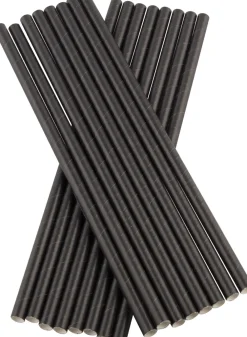 Barstuff Trinkhalme, Papier (8x230mm), Prime Bar - schwarz (100 Stk.)