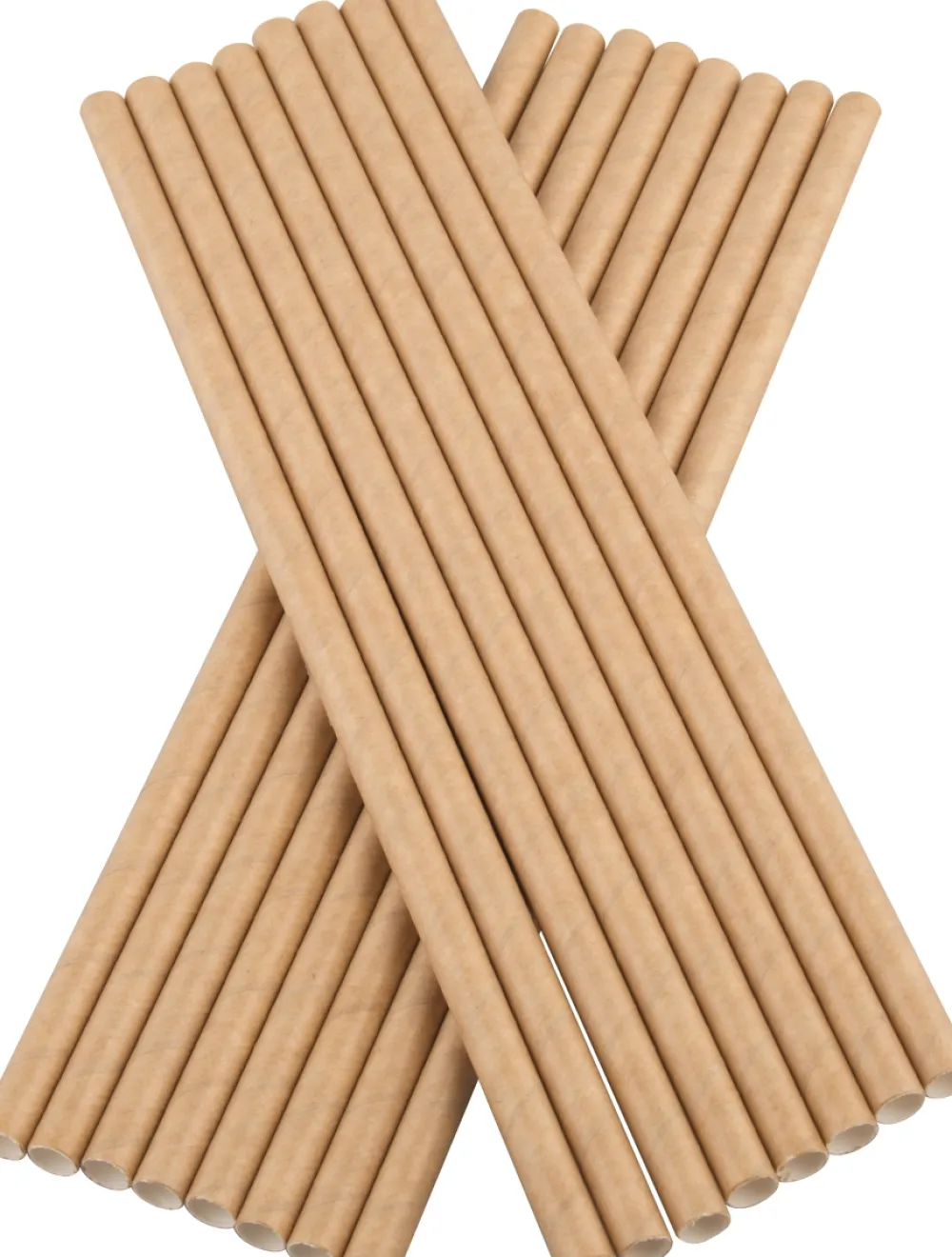 Barstuff Trinkhalme, Papier (8x230mm), Prime Bar - beige (100 Stk.)