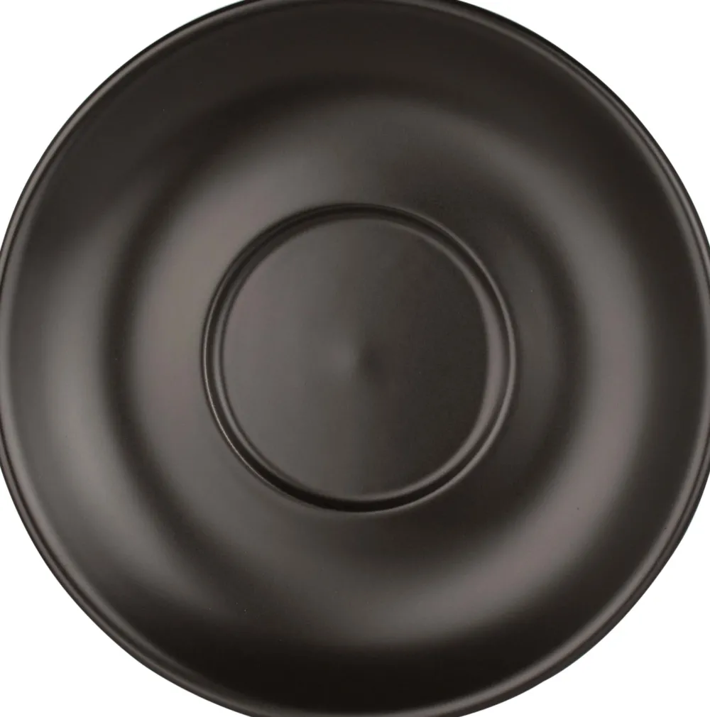 Barstuff Untertasse Barista, Porzellan schwarz - 15,2cm (12 Stk.)