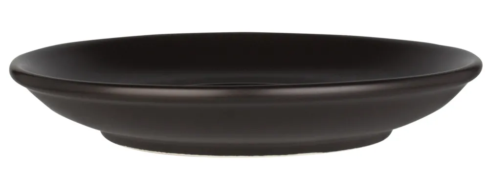 Barstuff Untertasse Barista, Porzellan schwarz - 15,2cm (12 Stk.)