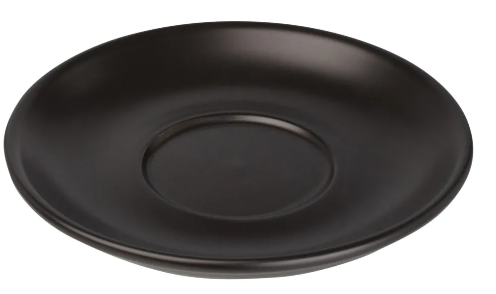 Barstuff Untertasse Barista, Porzellan schwarz - 15,2cm (12 Stk.)