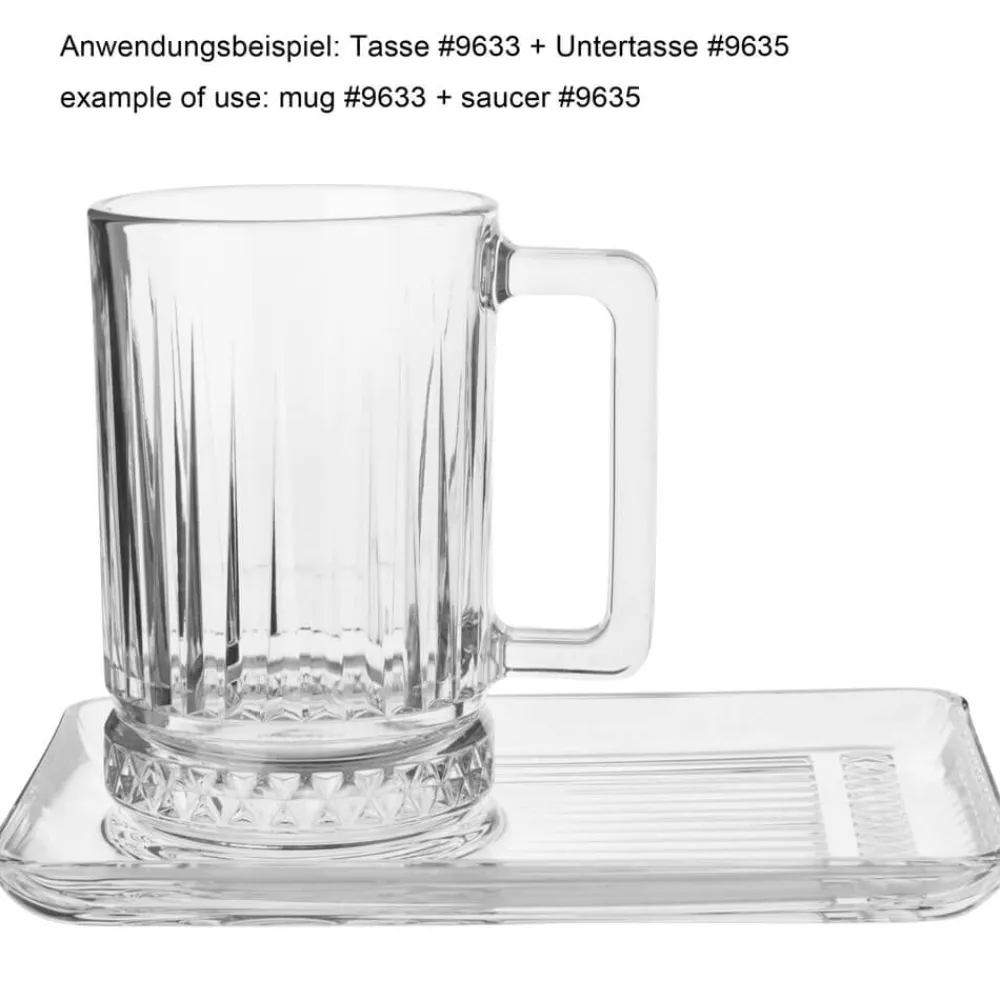 Barstuff Untertasse eckig Elysia, Pasabahce - 18,4cm