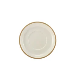 Barstuff Untertasse Kava Steingut weiß – 16 cm (6 Stk.)