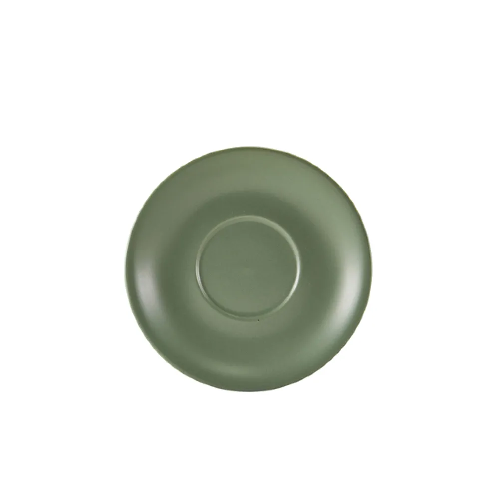 Barstuff Untertasse Porzellan matt salbeigrün – 16 cm (6 Stk.)