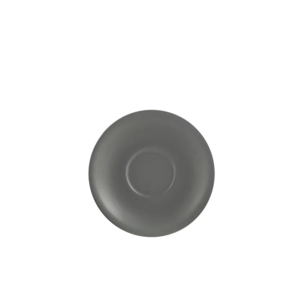 Barstuff Untertasse Porzellan matt grau – 13,5 cm (6 Stk.)