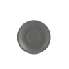 Barstuff Untertasse Porzellan matt grau – 16 cm (6 Stk.)