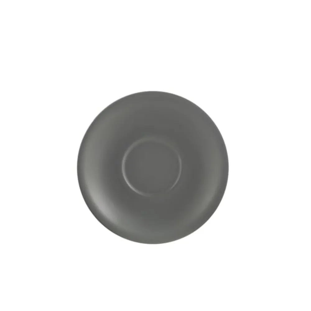 Barstuff Untertasse Porzellan matt grau – 16 cm (6 Stk.)