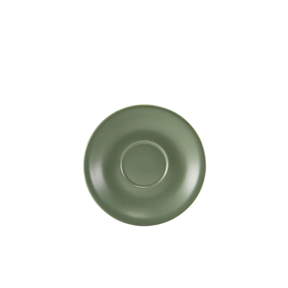 Barstuff Untertasse Porzellan matt salbeigrün – 13,5 cm (6 Stk.)