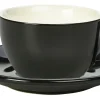 Barstuff Untertasse schwarz - 13,5cm (6 Stk.)