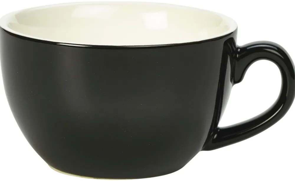 Barstuff Untertasse schwarz - 13,5cm (6 Stk.)