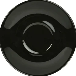 Barstuff Untertasse schwarz - 13,5cm (6 Stk.)