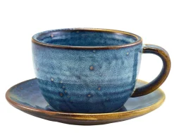 Barstuff Untertasse Terra Aqua Blue - 14,5cm (6 Stk.)