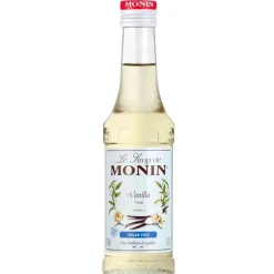 Barstuff Vanille zuckerreduziert (light) - Monin Sirup Kleinflasche (0,25l)