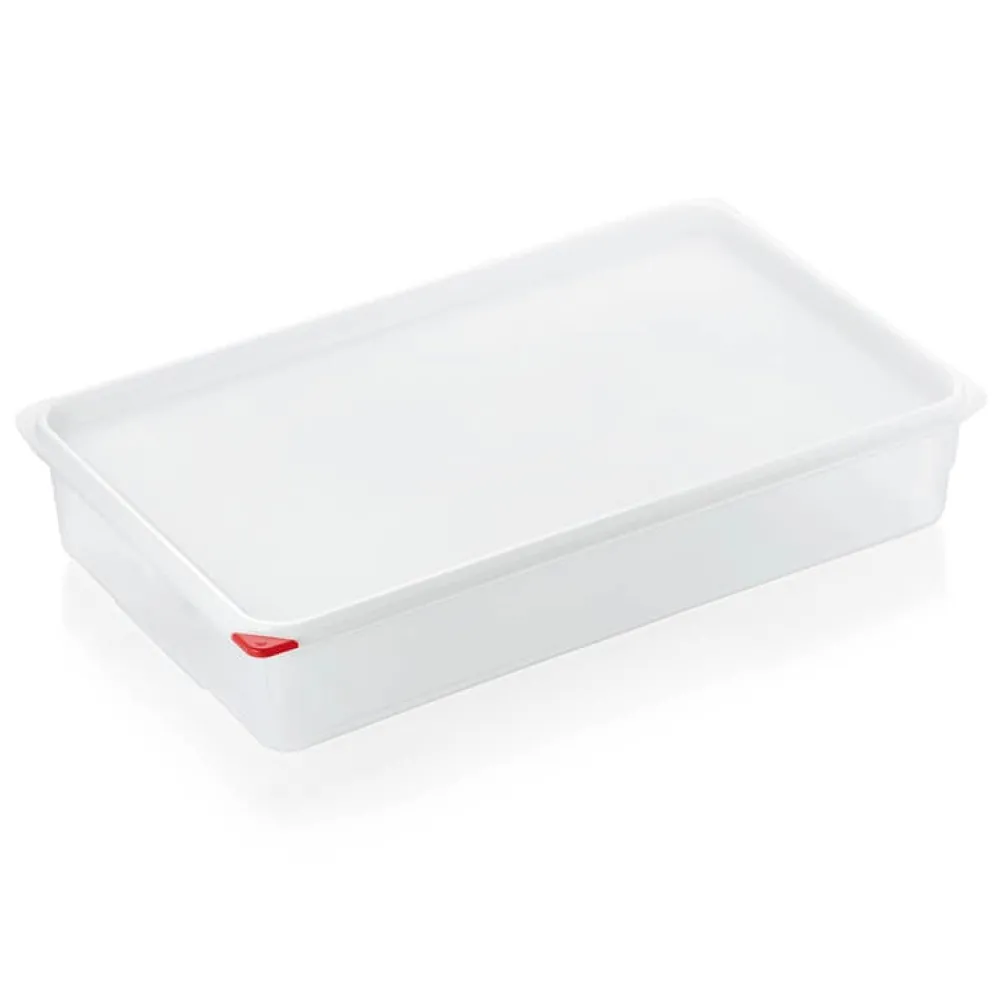 Barstuff Vorratsbehälter GN 1/1 Set mit Deckel, PP - 13,7l / H 10cm (1 Stk.)