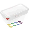 Barstuff Vorratsbehälter GN 1/3 Set mit Deckel, PP - 2,5l / H 6,5cm (1 Stk.)