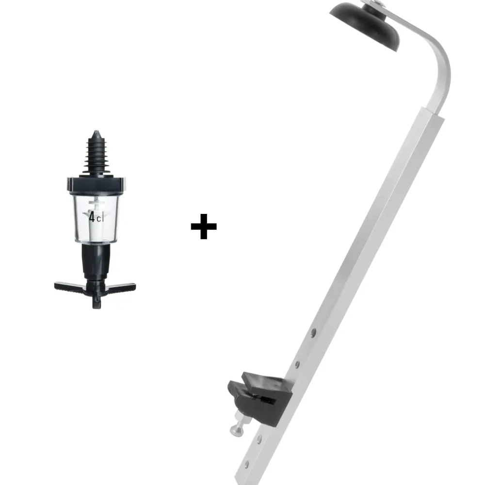 Barstuff Wandflaschenhalter mit 4cl Dosierer