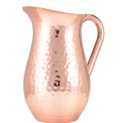 Barstuff Wasserkrug Edelstahl gehämmert, kupferfarben - 2,0 l