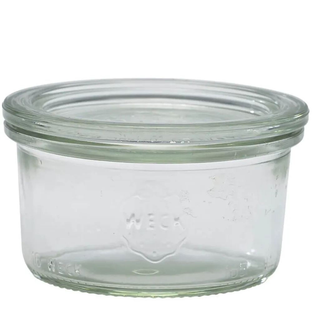 Barstuff WECK-Glas mit Glasdeckel - 165ml / 8x4,5cm (12 Stk.)