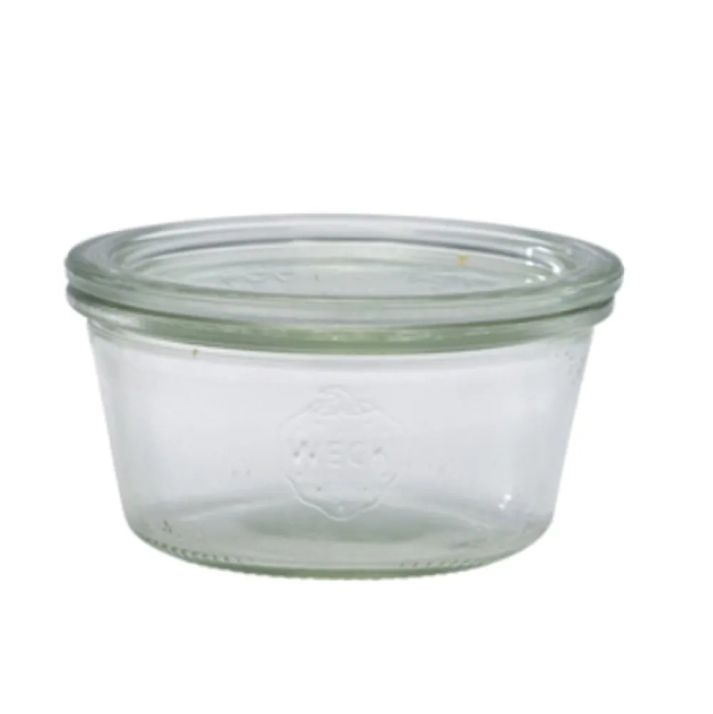 Barstuff WECK-Glas mit Glasdeckel - 290ml / 10x5,5cm (6 Stk.)