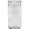 Barstuff WECK-Glas mit Glasdeckel - 340ml / 6x13cm (12 Stk.)