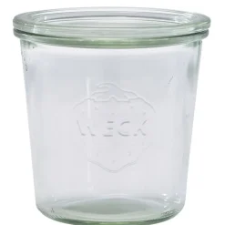Barstuff WECK-Glas mit Glasdeckel - 580ml / 10x10,5cm (6 Stk.)