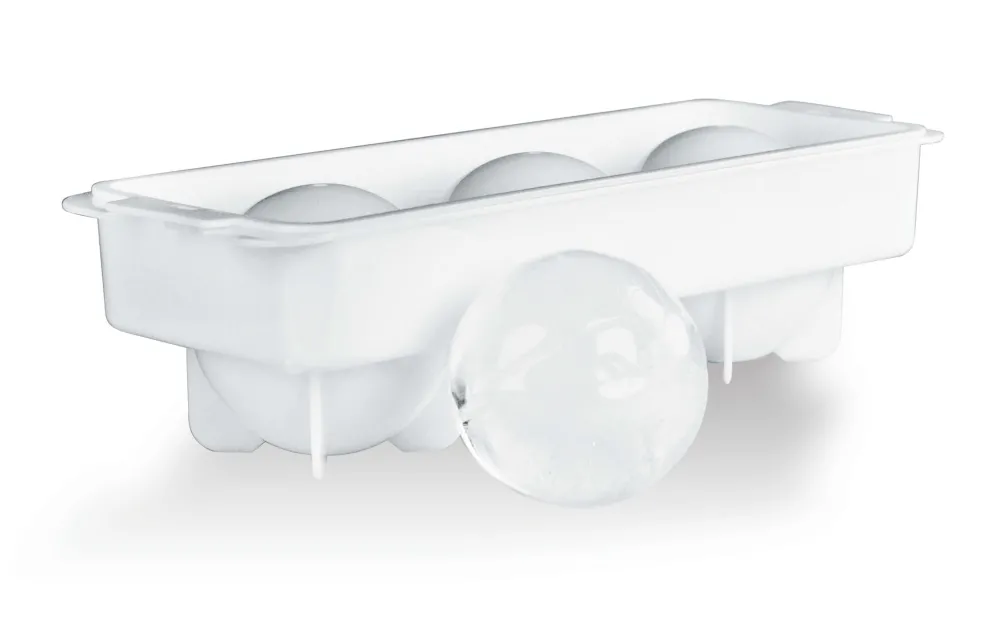 Barstuff Whisky Ice Ball Set - 2 Whiskygläser + Kugel-Eisform