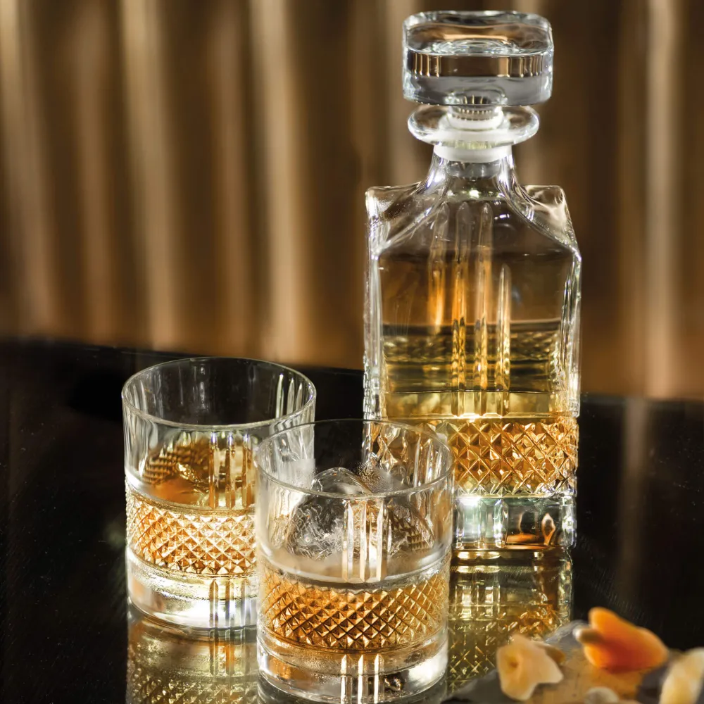 Barstuff Whisky Set Brillante, RCR - 1 Karaffe + 6 Tumbler