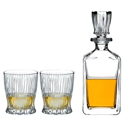 Barstuff Whisky Set Fire, Riedel - 2 Tumbler + Whiskykaraffe