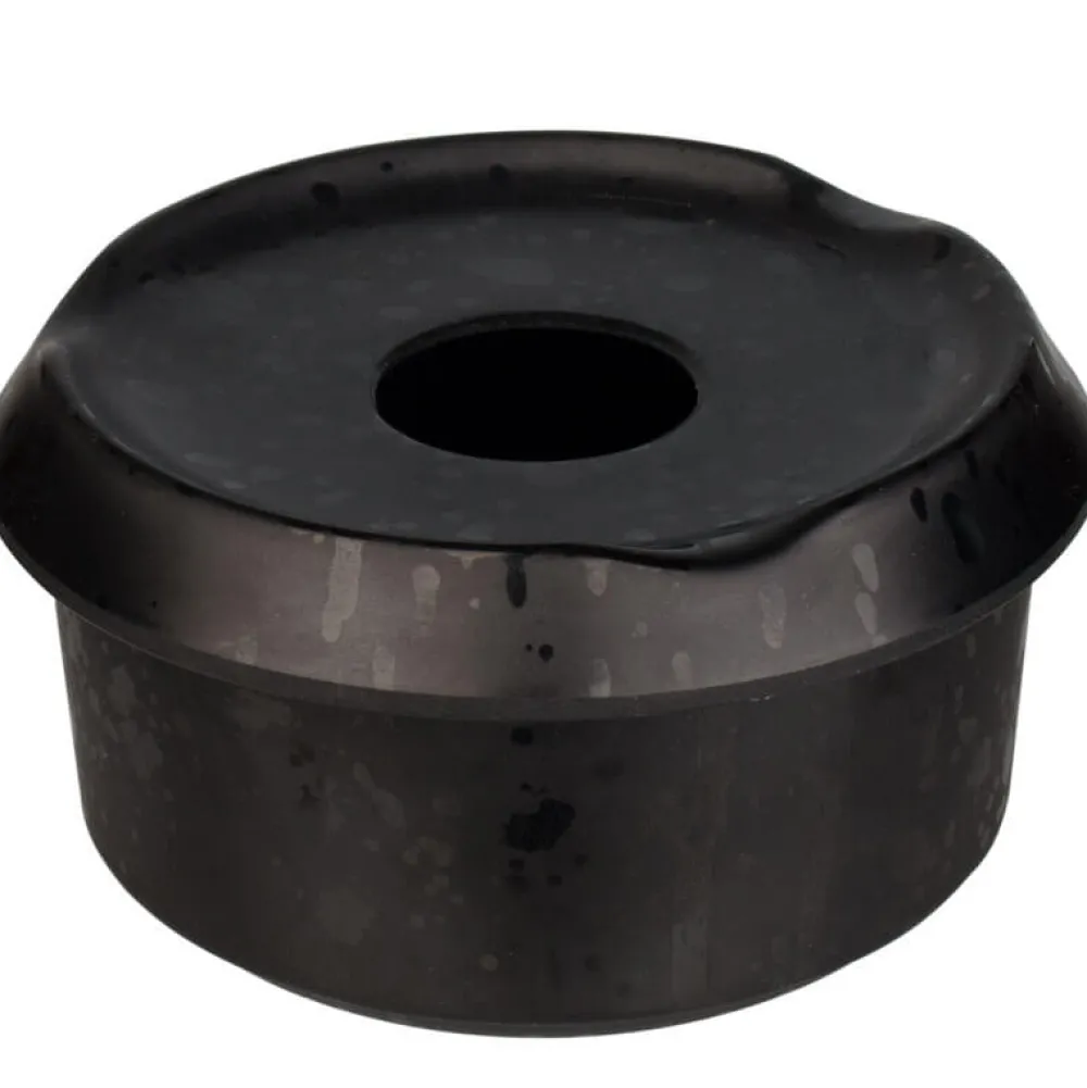 Barstuff Windaschenbecher schwarz Splatter - Melamin (11cm)