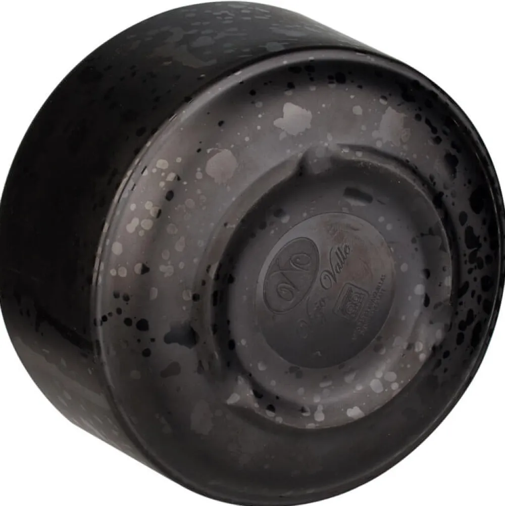 Barstuff Windaschenbecher schwarz Splatter - Melamin (11cm)