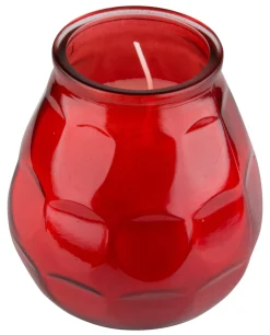 Barstuff Windlicht Twilight, Bolsius Professional, 70 Std., 10,4x9,9cm - rot (1 Stk.)