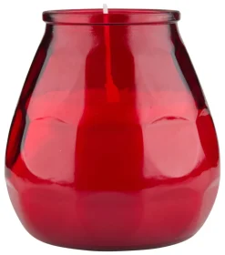 Barstuff Windlicht Twilight, Bolsius Professional, 70 Std., 10,4x9,9cm - rot (1 Stk.)